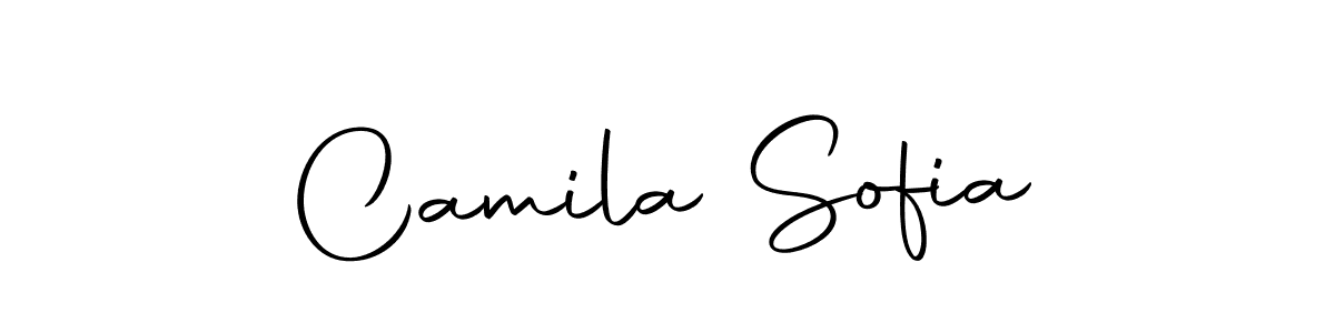 Make a beautiful signature design for name Camila Sofia. With this signature (Autography-DOLnW) style, you can create a handwritten signature for free. Camila Sofia signature style 10 images and pictures png