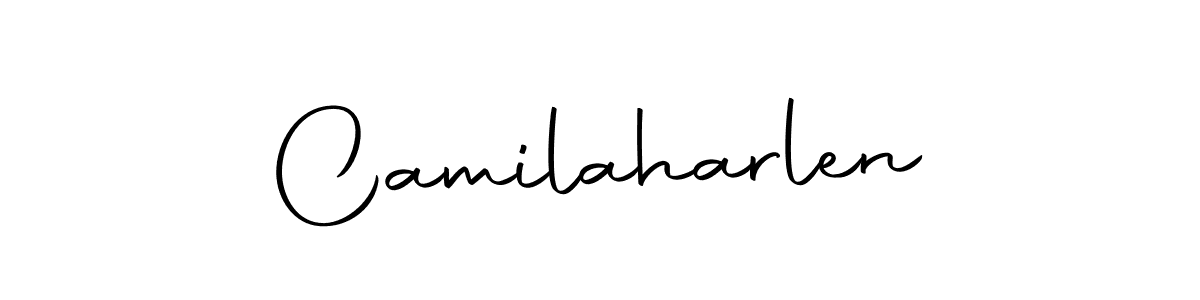 if you are searching for the best signature style for your name Camilaharlen. so please give up your signature search. here we have designed multiple signature styles  using Autography-DOLnW. Camilaharlen signature style 10 images and pictures png