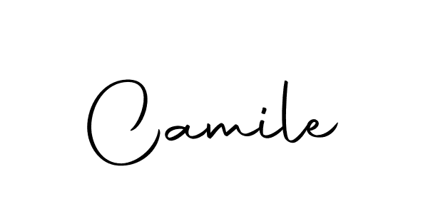 Create a beautiful signature design for name Camile. With this signature (Autography-DOLnW) fonts, you can make a handwritten signature for free. Camile signature style 10 images and pictures png