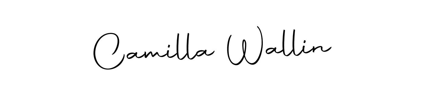 Make a beautiful signature design for name Camilla Wallin. With this signature (Autography-DOLnW) style, you can create a handwritten signature for free. Camilla Wallin signature style 10 images and pictures png