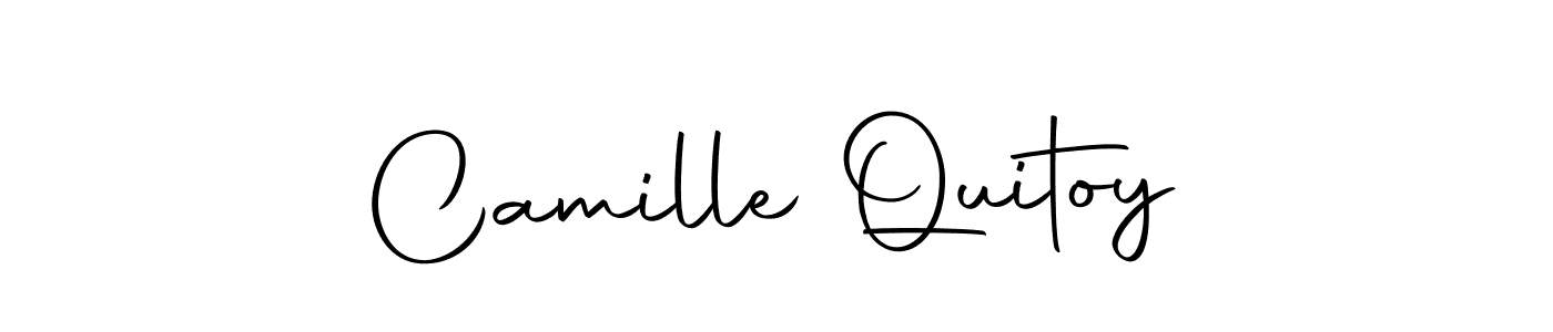 You should practise on your own different ways (Autography-DOLnW) to write your name (Camille Quitoy) in signature. don't let someone else do it for you. Camille Quitoy signature style 10 images and pictures png