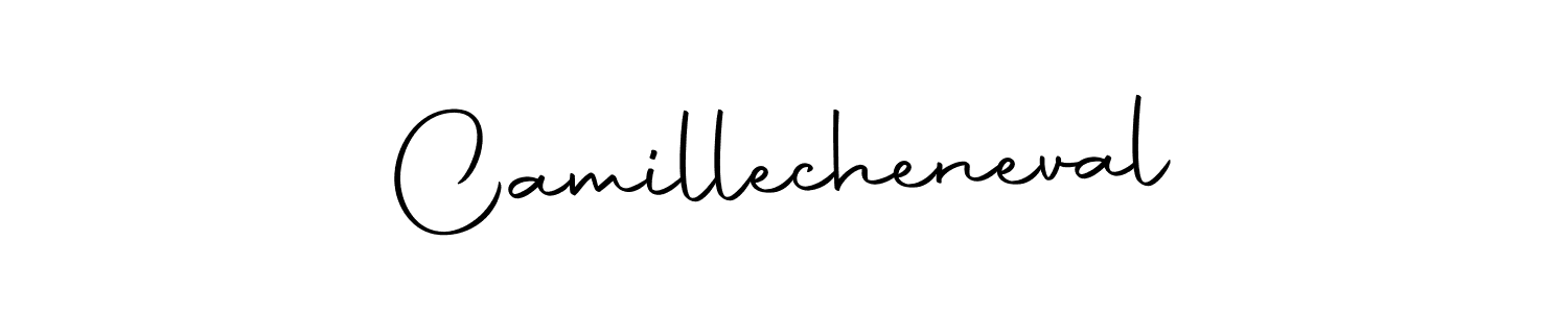 Make a beautiful signature design for name Camillecheneval. With this signature (Autography-DOLnW) style, you can create a handwritten signature for free. Camillecheneval signature style 10 images and pictures png