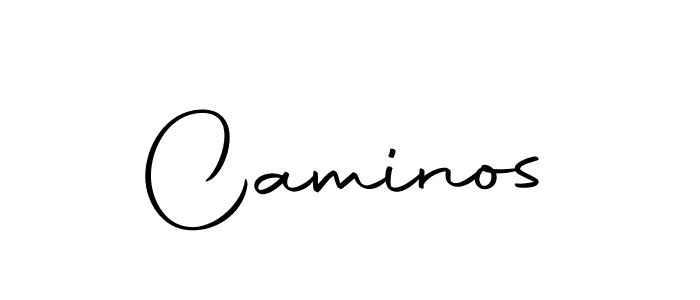 Create a beautiful signature design for name Caminos. With this signature (Autography-DOLnW) fonts, you can make a handwritten signature for free. Caminos signature style 10 images and pictures png