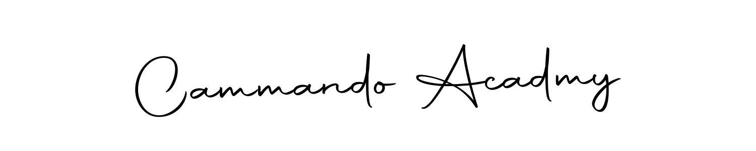 Make a beautiful signature design for name Cammando Acadmy. With this signature (Autography-DOLnW) style, you can create a handwritten signature for free. Cammando Acadmy signature style 10 images and pictures png