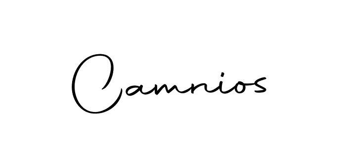 Create a beautiful signature design for name Camnios. With this signature (Autography-DOLnW) fonts, you can make a handwritten signature for free. Camnios signature style 10 images and pictures png