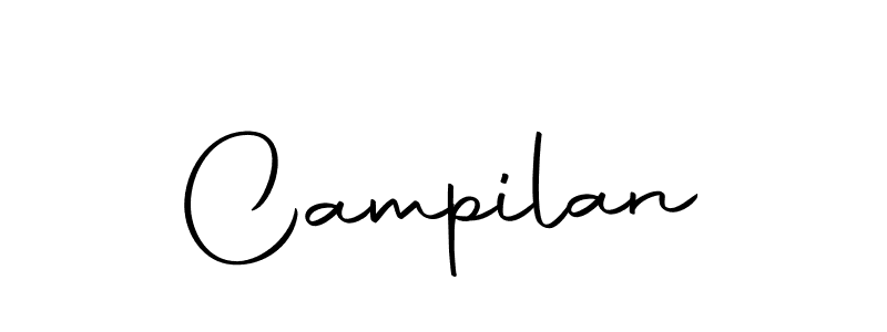 Design your own signature with our free online signature maker. With this signature software, you can create a handwritten (Autography-DOLnW) signature for name Campilan. Campilan signature style 10 images and pictures png
