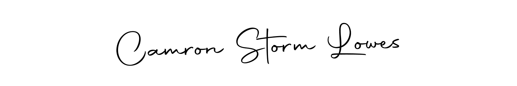 How to make Camron Storm Lowes signature? Autography-DOLnW is a professional autograph style. Create handwritten signature for Camron Storm Lowes name. Camron Storm Lowes signature style 10 images and pictures png