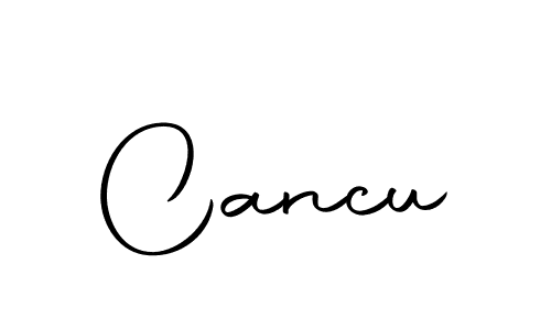 It looks lik you need a new signature style for name Cancu. Design unique handwritten (Autography-DOLnW) signature with our free signature maker in just a few clicks. Cancu signature style 10 images and pictures png