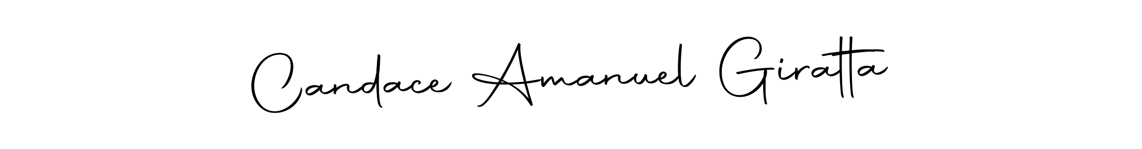 Create a beautiful signature design for name Candace Amanuel Giratta. With this signature (Autography-DOLnW) fonts, you can make a handwritten signature for free. Candace Amanuel Giratta signature style 10 images and pictures png