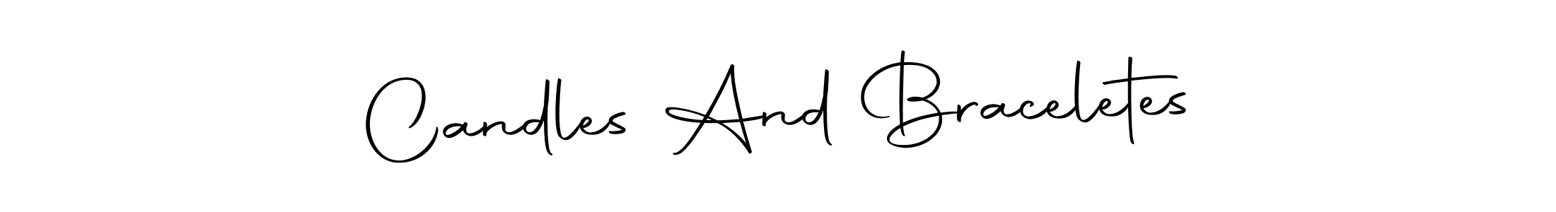 Design your own signature with our free online signature maker. With this signature software, you can create a handwritten (Autography-DOLnW) signature for name Candles And Braceletes. Candles And Braceletes signature style 10 images and pictures png