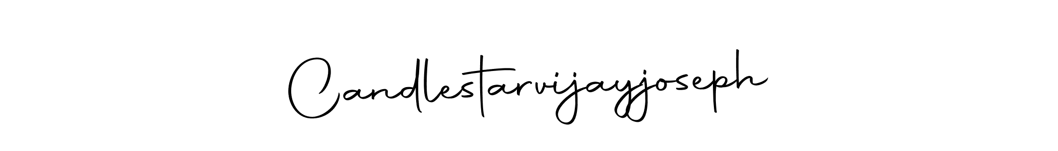 The best way (Autography-DOLnW) to make a short signature is to pick only two or three words in your name. The name Candlestarvijayjoseph include a total of six letters. For converting this name. Candlestarvijayjoseph signature style 10 images and pictures png