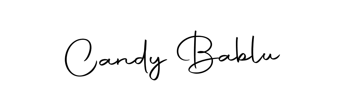 How to make Candy Bablu name signature. Use Autography-DOLnW style for creating short signs online. This is the latest handwritten sign. Candy Bablu signature style 10 images and pictures png