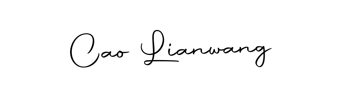 Create a beautiful signature design for name Cao Lianwang. With this signature (Autography-DOLnW) fonts, you can make a handwritten signature for free. Cao Lianwang signature style 10 images and pictures png