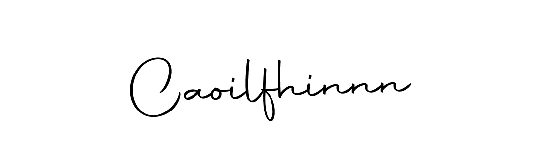 Create a beautiful signature design for name Caoilfhinnn. With this signature (Autography-DOLnW) fonts, you can make a handwritten signature for free. Caoilfhinnn signature style 10 images and pictures png