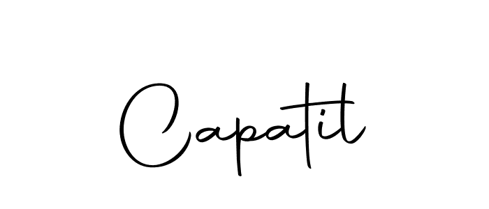 Similarly Autography-DOLnW is the best handwritten signature design. Signature creator online .You can use it as an online autograph creator for name Capatil. Capatil signature style 10 images and pictures png