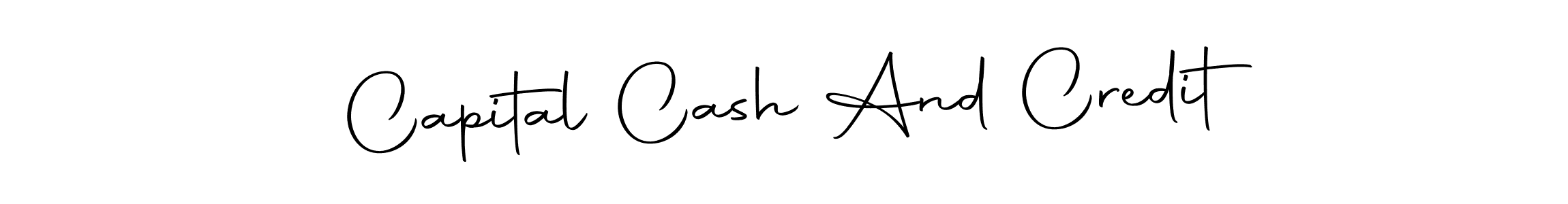 Make a beautiful signature design for name Capital Cash And Credit. With this signature (Autography-DOLnW) style, you can create a handwritten signature for free. Capital Cash And Credit signature style 10 images and pictures png