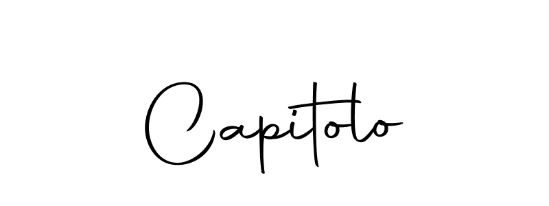 Create a beautiful signature design for name Capitolo. With this signature (Autography-DOLnW) fonts, you can make a handwritten signature for free. Capitolo signature style 10 images and pictures png