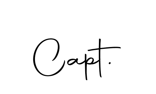 You should practise on your own different ways (Autography-DOLnW) to write your name (Capt.) in signature. don't let someone else do it for you. Capt. signature style 10 images and pictures png