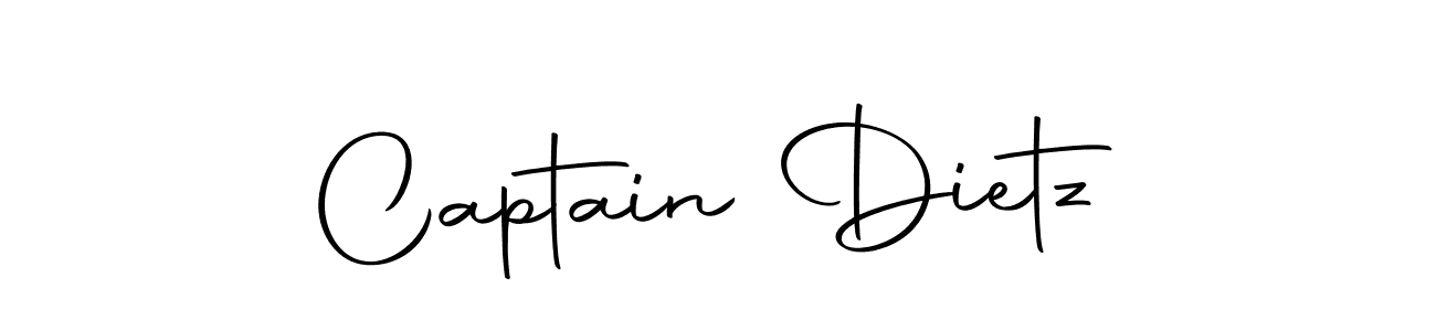 Make a beautiful signature design for name Captain Dietz. With this signature (Autography-DOLnW) style, you can create a handwritten signature for free. Captain Dietz signature style 10 images and pictures png