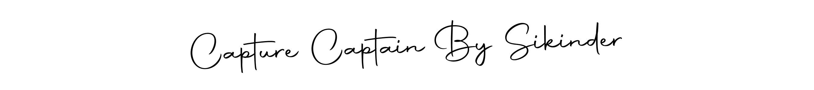 Use a signature maker to create a handwritten signature online. With this signature software, you can design (Autography-DOLnW) your own signature for name Capture Captain By Sikinder. Capture Captain By Sikinder signature style 10 images and pictures png