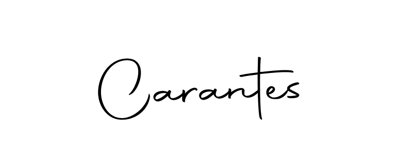 The best way (Autography-DOLnW) to make a short signature is to pick only two or three words in your name. The name Carantes include a total of six letters. For converting this name. Carantes signature style 10 images and pictures png