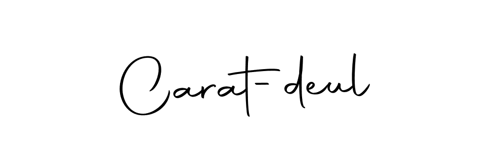 Design your own signature with our free online signature maker. With this signature software, you can create a handwritten (Autography-DOLnW) signature for name Carat-deul. Carat-deul signature style 10 images and pictures png