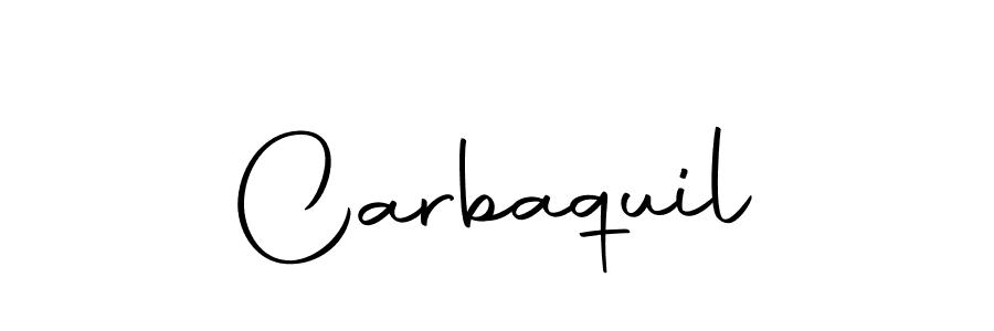 Create a beautiful signature design for name Carbaquil. With this signature (Autography-DOLnW) fonts, you can make a handwritten signature for free. Carbaquil signature style 10 images and pictures png