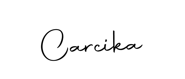 Use a signature maker to create a handwritten signature online. With this signature software, you can design (Autography-DOLnW) your own signature for name Carcika. Carcika signature style 10 images and pictures png