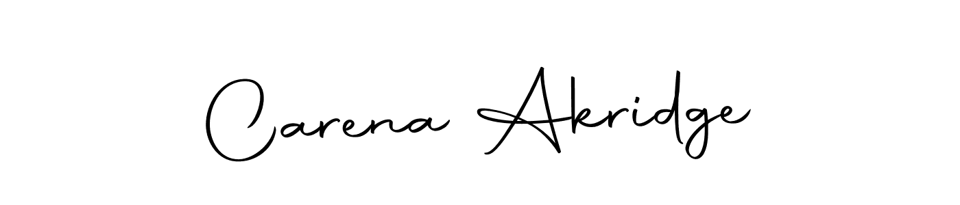 How to make Carena Akridge signature? Autography-DOLnW is a professional autograph style. Create handwritten signature for Carena Akridge name. Carena Akridge signature style 10 images and pictures png