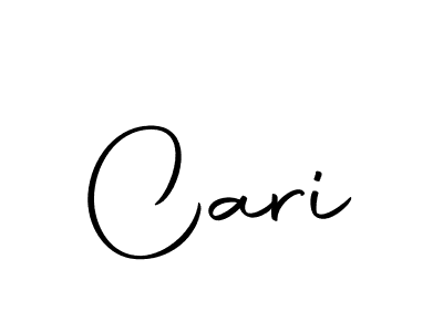 Use a signature maker to create a handwritten signature online. With this signature software, you can design (Autography-DOLnW) your own signature for name Cari. Cari signature style 10 images and pictures png