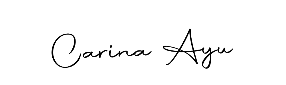 Also we have Carina Ayu name is the best signature style. Create professional handwritten signature collection using Autography-DOLnW autograph style. Carina Ayu signature style 10 images and pictures png