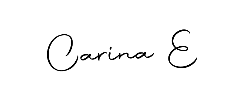 Similarly Autography-DOLnW is the best handwritten signature design. Signature creator online .You can use it as an online autograph creator for name Carina E. Carina E signature style 10 images and pictures png