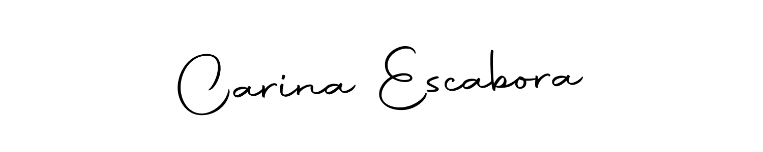 Make a beautiful signature design for name Carina Escabora. Use this online signature maker to create a handwritten signature for free. Carina Escabora signature style 10 images and pictures png