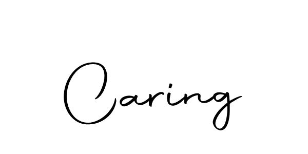 You should practise on your own different ways (Autography-DOLnW) to write your name (Caring) in signature. don't let someone else do it for you. Caring signature style 10 images and pictures png