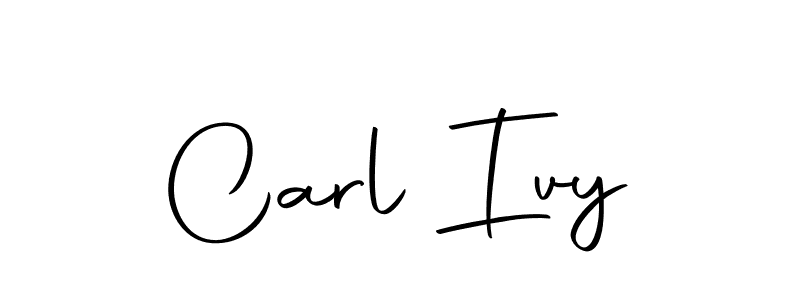 Create a beautiful signature design for name Carl Ivy. With this signature (Autography-DOLnW) fonts, you can make a handwritten signature for free. Carl Ivy signature style 10 images and pictures png