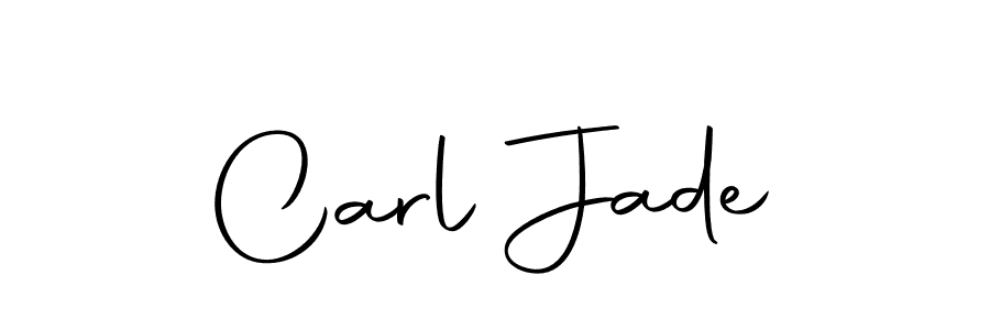 How to make Carl Jade name signature. Use Autography-DOLnW style for creating short signs online. This is the latest handwritten sign. Carl Jade signature style 10 images and pictures png