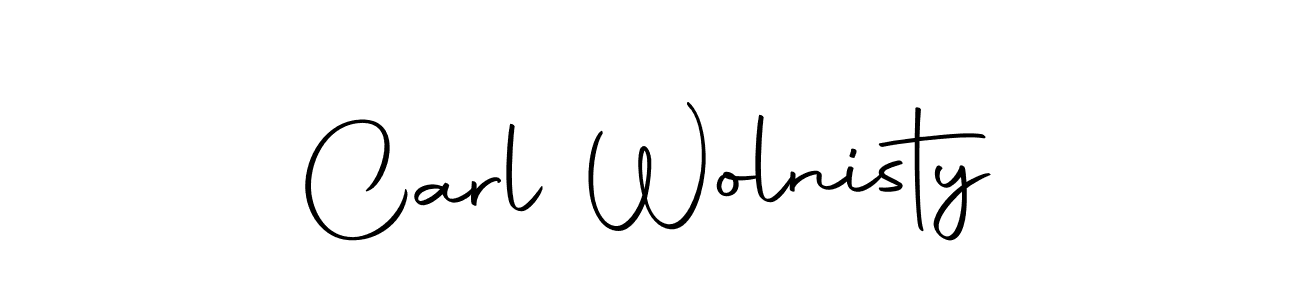 Make a beautiful signature design for name Carl Wolnisty. With this signature (Autography-DOLnW) style, you can create a handwritten signature for free. Carl Wolnisty signature style 10 images and pictures png