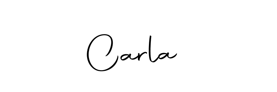 Use a signature maker to create a handwritten signature online. With this signature software, you can design (Autography-DOLnW) your own signature for name Carla ♥. Carla ♥ signature style 10 images and pictures png