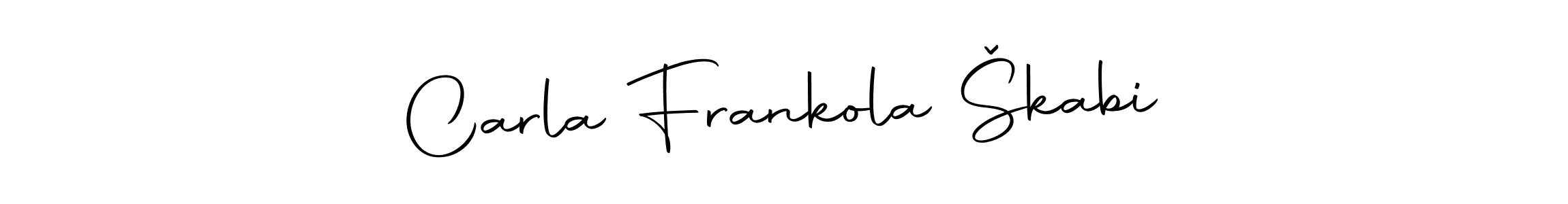 Design your own signature with our free online signature maker. With this signature software, you can create a handwritten (Autography-DOLnW) signature for name Carla Frankola Škabić. Carla Frankola Škabić signature style 10 images and pictures png