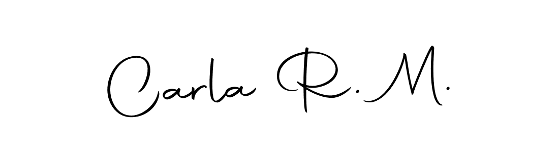 Carla R. M. stylish signature style. Best Handwritten Sign (Autography-DOLnW) for my name. Handwritten Signature Collection Ideas for my name Carla R. M.. Carla R. M. signature style 10 images and pictures png