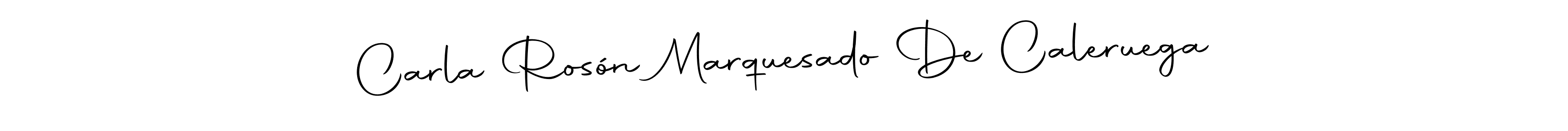 This is the best signature style for the Carla Rosón Marquesado De Caleruega name. Also you like these signature font (Autography-DOLnW). Mix name signature. Carla Rosón Marquesado De Caleruega signature style 10 images and pictures png