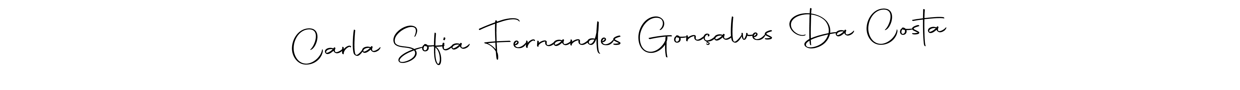 Design your own signature with our free online signature maker. With this signature software, you can create a handwritten (Autography-DOLnW) signature for name Carla Sofia Fernandes Gonçalves Da Costa. Carla Sofia Fernandes Gonçalves Da Costa signature style 10 images and pictures png