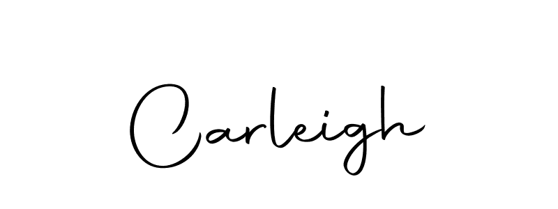 Design your own signature with our free online signature maker. With this signature software, you can create a handwritten (Autography-DOLnW) signature for name Carleigh. Carleigh signature style 10 images and pictures png