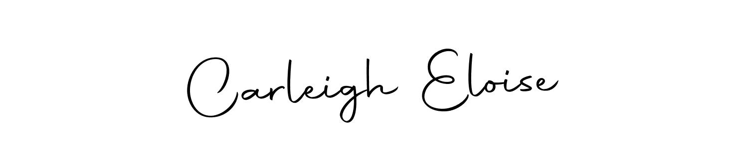 Design your own signature with our free online signature maker. With this signature software, you can create a handwritten (Autography-DOLnW) signature for name Carleigh Eloise. Carleigh Eloise signature style 10 images and pictures png