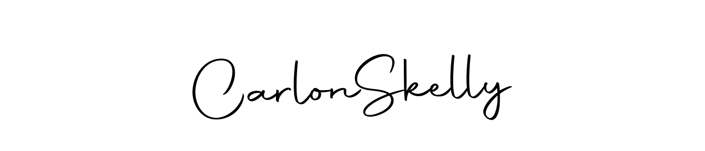 The best way (Autography-DOLnW) to make a short signature is to pick only two or three words in your name. The name Carlon  Skelly include a total of six letters. For converting this name. Carlon  Skelly signature style 10 images and pictures png