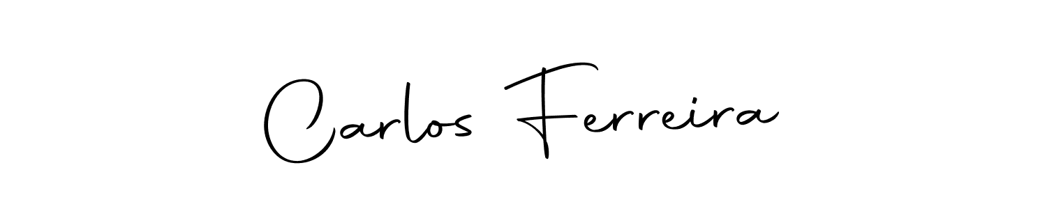 Make a beautiful signature design for name Carlos Ferreira. With this signature (Autography-DOLnW) style, you can create a handwritten signature for free. Carlos Ferreira signature style 10 images and pictures png