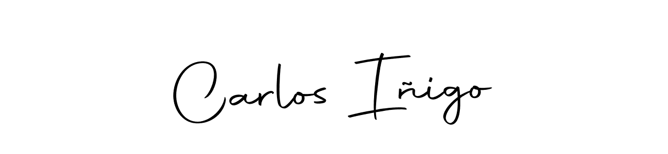 Use a signature maker to create a handwritten signature online. With this signature software, you can design (Autography-DOLnW) your own signature for name Carlos Iñigo. Carlos Iñigo signature style 10 images and pictures png