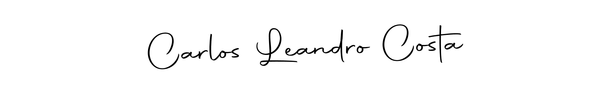 How to make Carlos Leandro Costa name signature. Use Autography-DOLnW style for creating short signs online. This is the latest handwritten sign. Carlos Leandro Costa signature style 10 images and pictures png