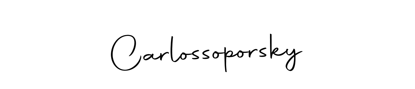 Create a beautiful signature design for name Carlossoporsky. With this signature (Autography-DOLnW) fonts, you can make a handwritten signature for free. Carlossoporsky signature style 10 images and pictures png