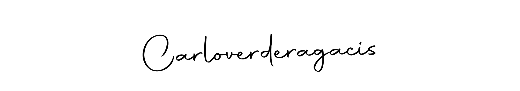 Use a signature maker to create a handwritten signature online. With this signature software, you can design (Autography-DOLnW) your own signature for name Carloverderagacis. Carloverderagacis signature style 10 images and pictures png